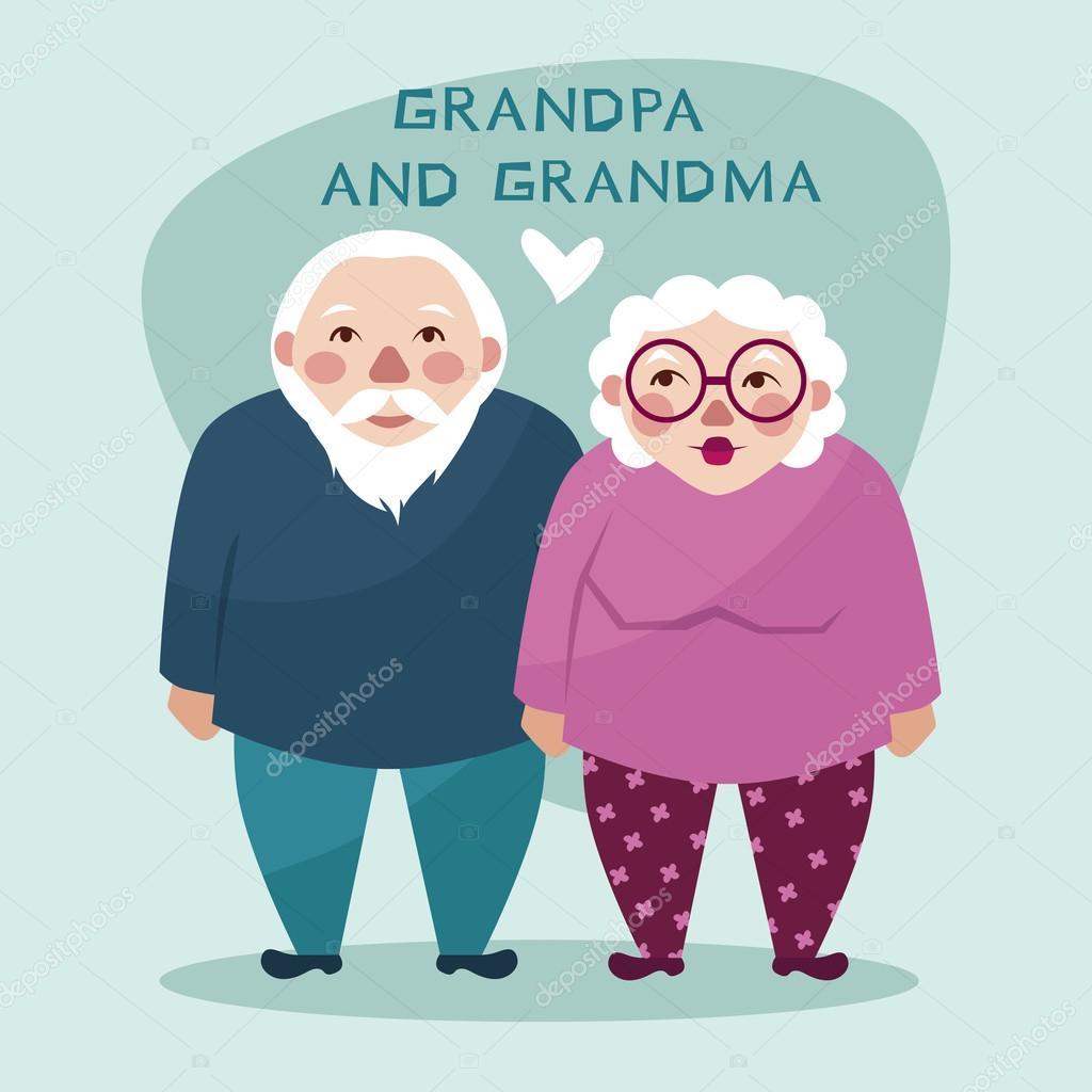 Grandma and grandpa making love