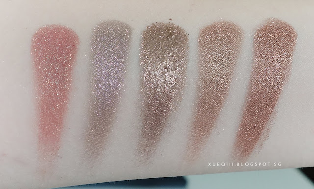 Colourpop Super Shock Shadows Review and Swatches DGAF, So Quiche, Nillionaire, Blaze, On The Rocks