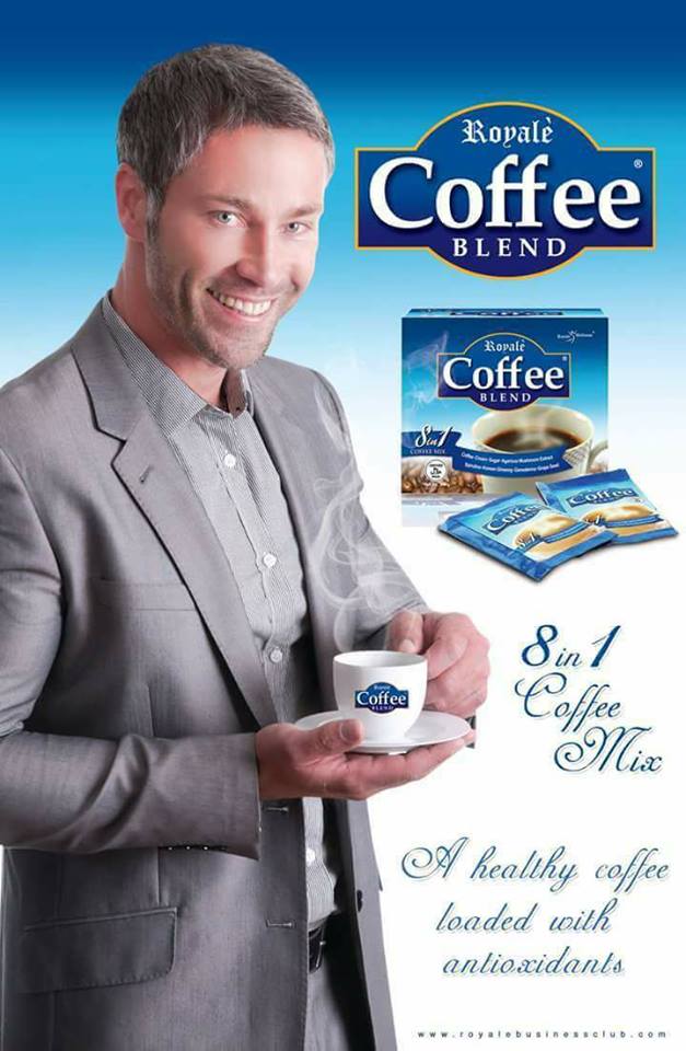 Royale Coffee Blend 8 in 1 Coffee Mix 12 Sachets/Box Order Here Today