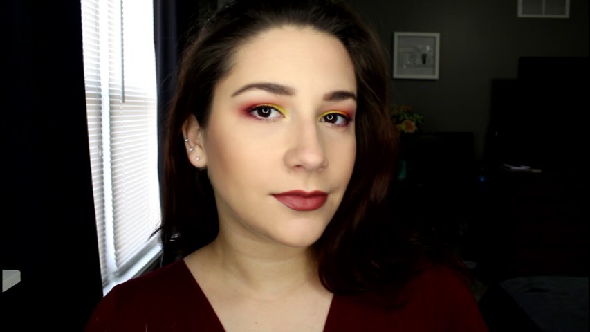 Fun Colorful Summer Makeup Tutorial Orange Purple And Pink