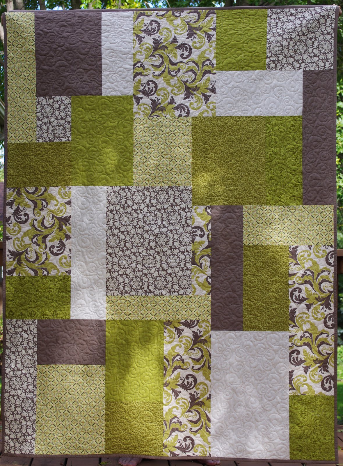 Ahhh...Quilting Floating Rectangles Quilt