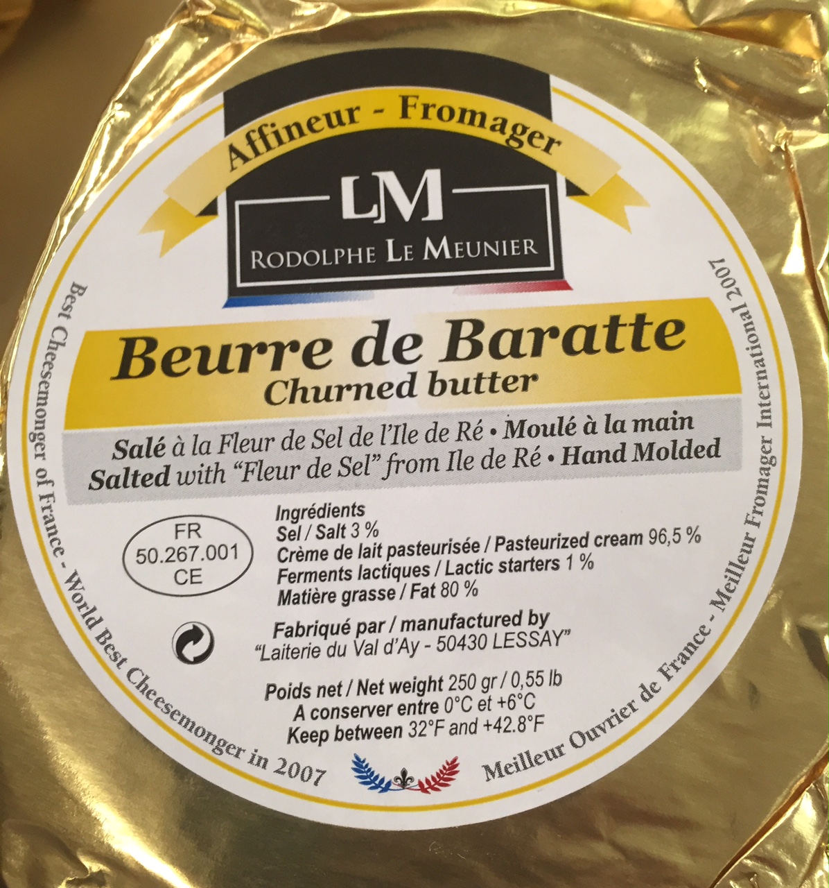 The Wine and Cheese Place Best Butter in the world!