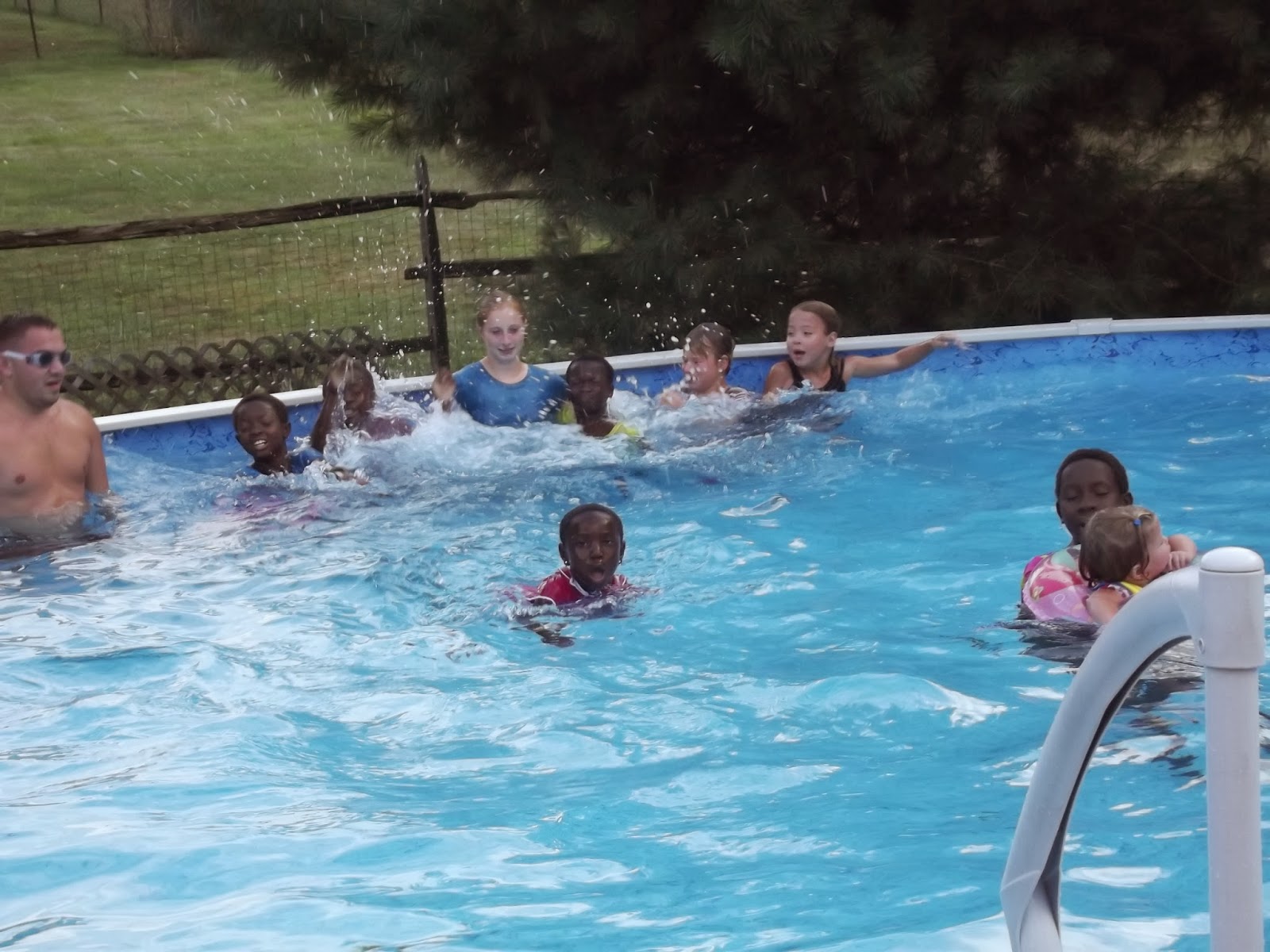 Blessed By A Child Sadly we closed our pools but not before one last