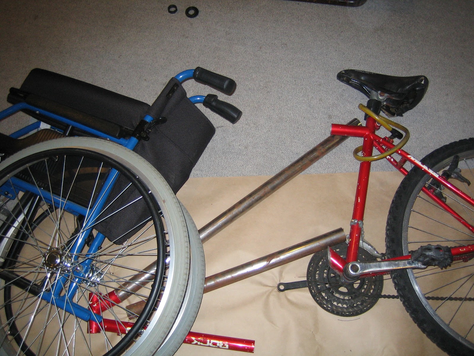 theScarletManuka Wheelchair Bike Build Notes