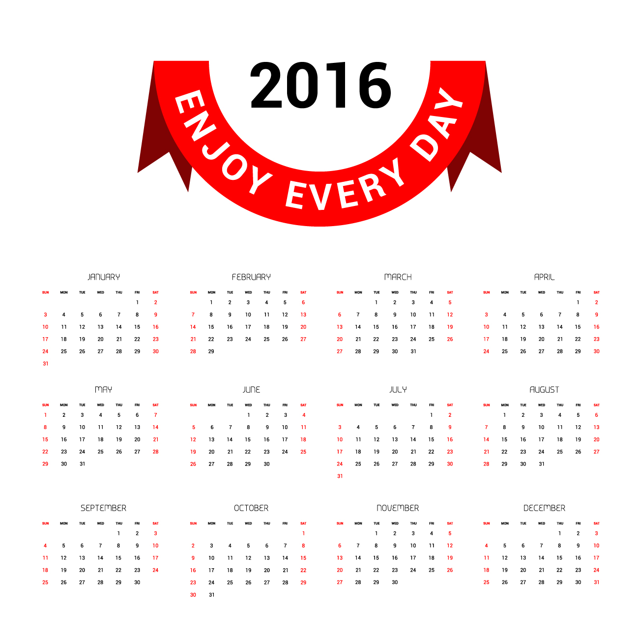 Kalendar 2016