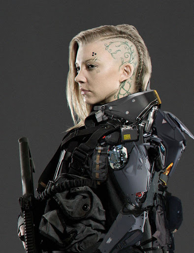 Badass loira lutador
