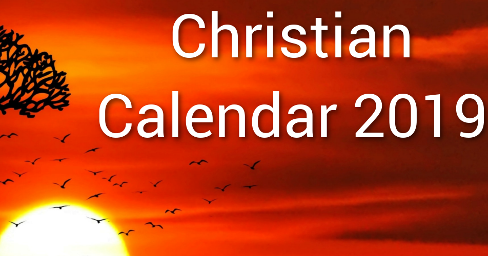 Published Free Android App "Christian Calendar 2019" QualityPoint