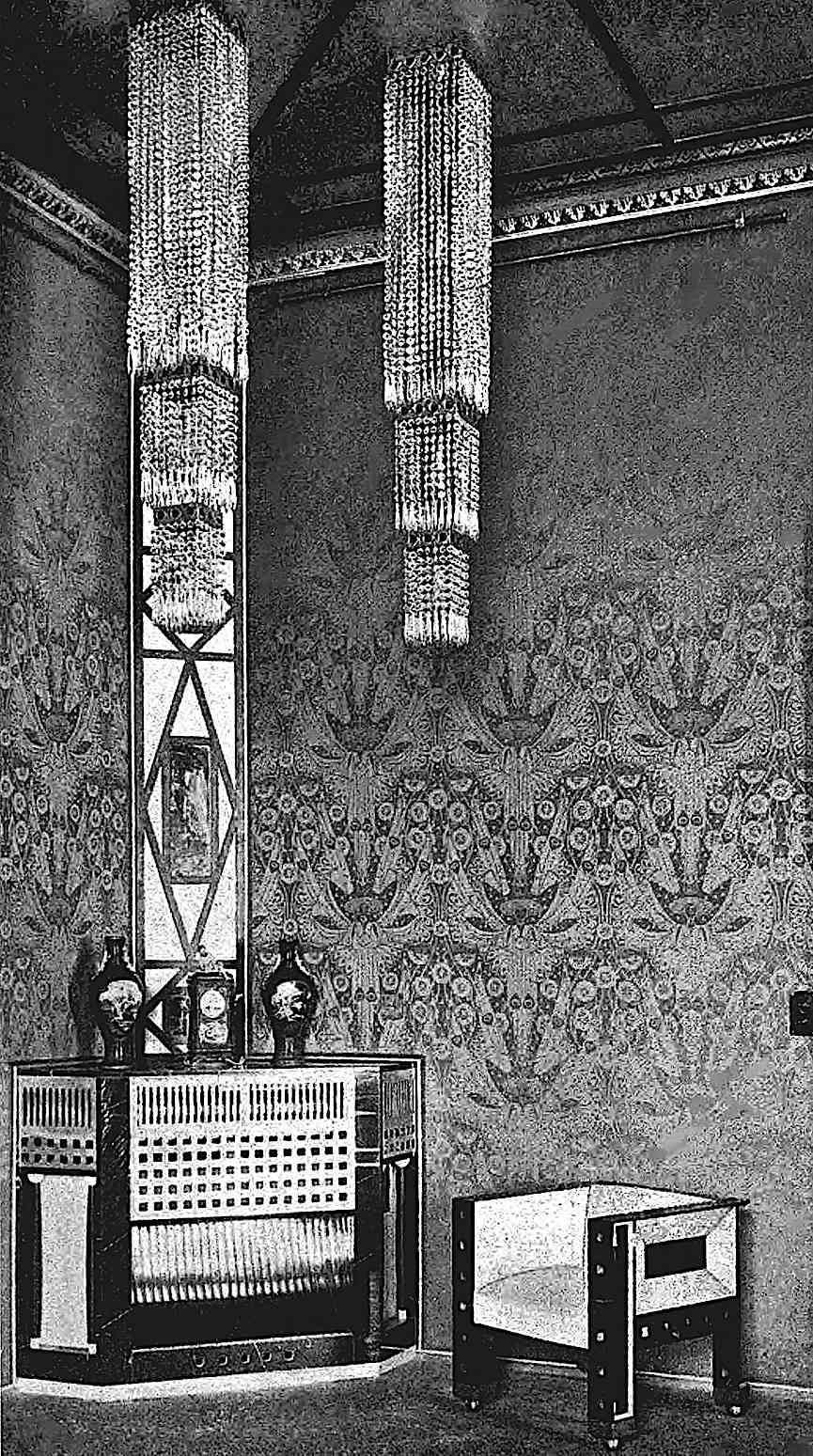 Koloman Moser 1904 Koloman Moser 1904, photograph of corner furniture