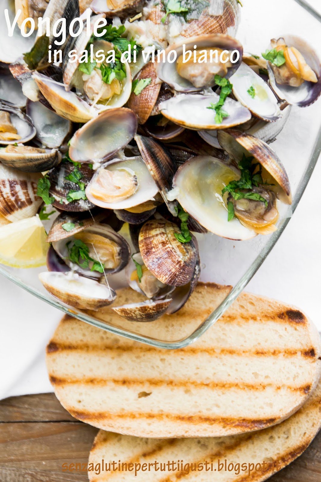 Vongole in salsa di vino bianco con Bimby Ricetta ed ingredienti dei Foodblogger italiani