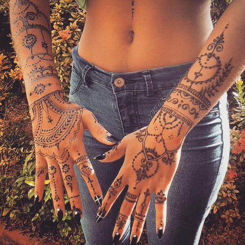 Legítimo Groenlandia amistad Tatuajes de henna y Como hacerlos en casa - Belagoria | la web de los  tatuajes