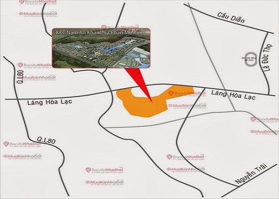 Vị trí dự án Vinhomes Thăng Long