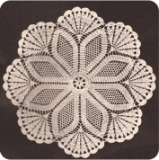 Centro de Mesa "Estrella" a Crochet o Ganchillo Centro de Mesa "Estrella" a Crochet o Ganchillo
