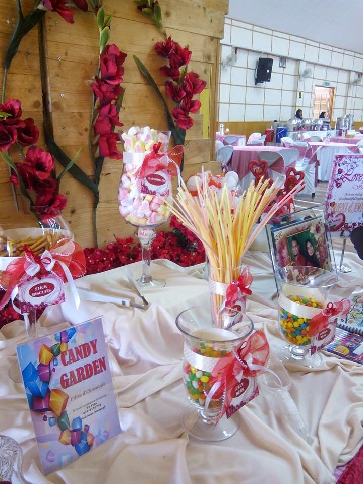 Filtzz d'Chocolate CANDY BUFFET & CHOCOLATE FOUNTAIN TEMA MERAH PUTIH