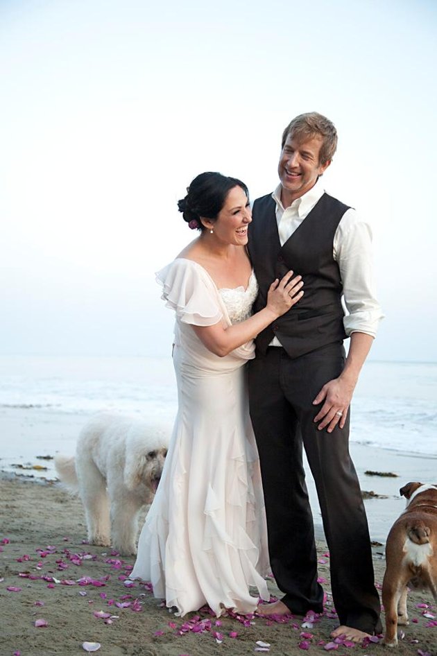 Red Carpet Wedding Ricki Lake and Christian Evans Red Carpet Wedding