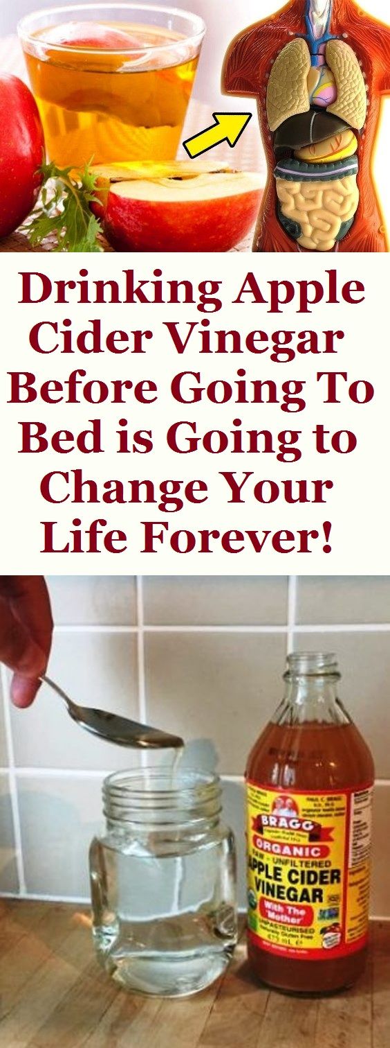 Drinking Apple Cider Vinegar Before Going To Bed is Going to Change