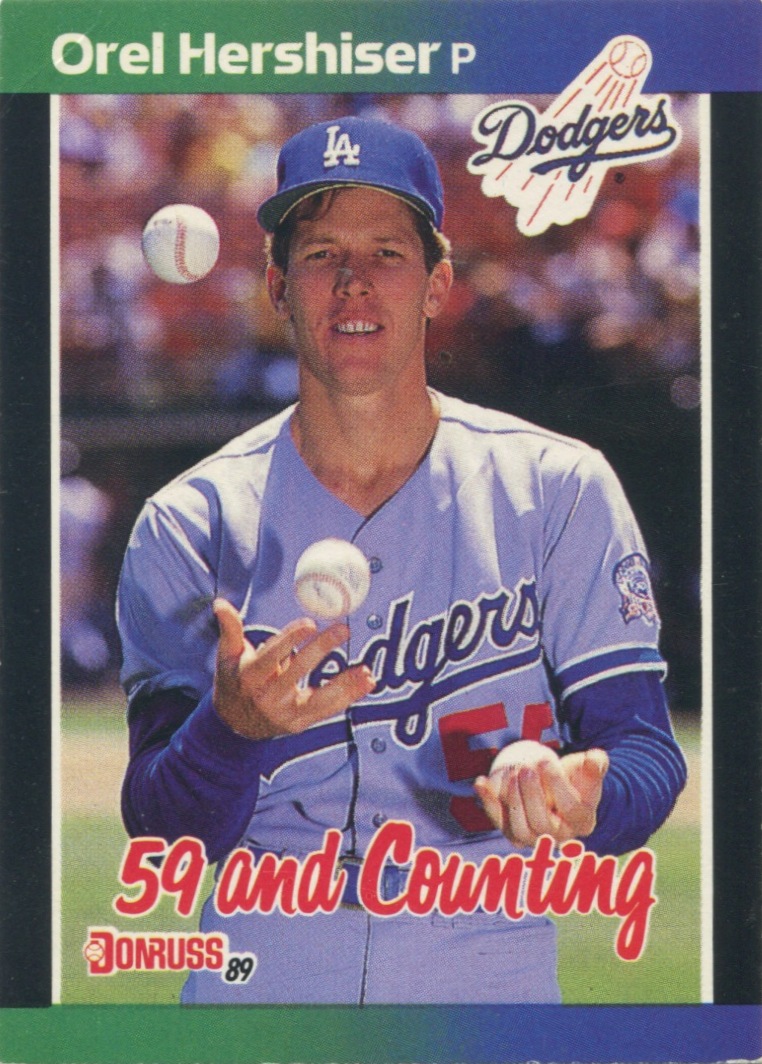 Dime Boxes -- The Low-End Baseball Card Collector's Journey: Top Five: Orel  Hershiser