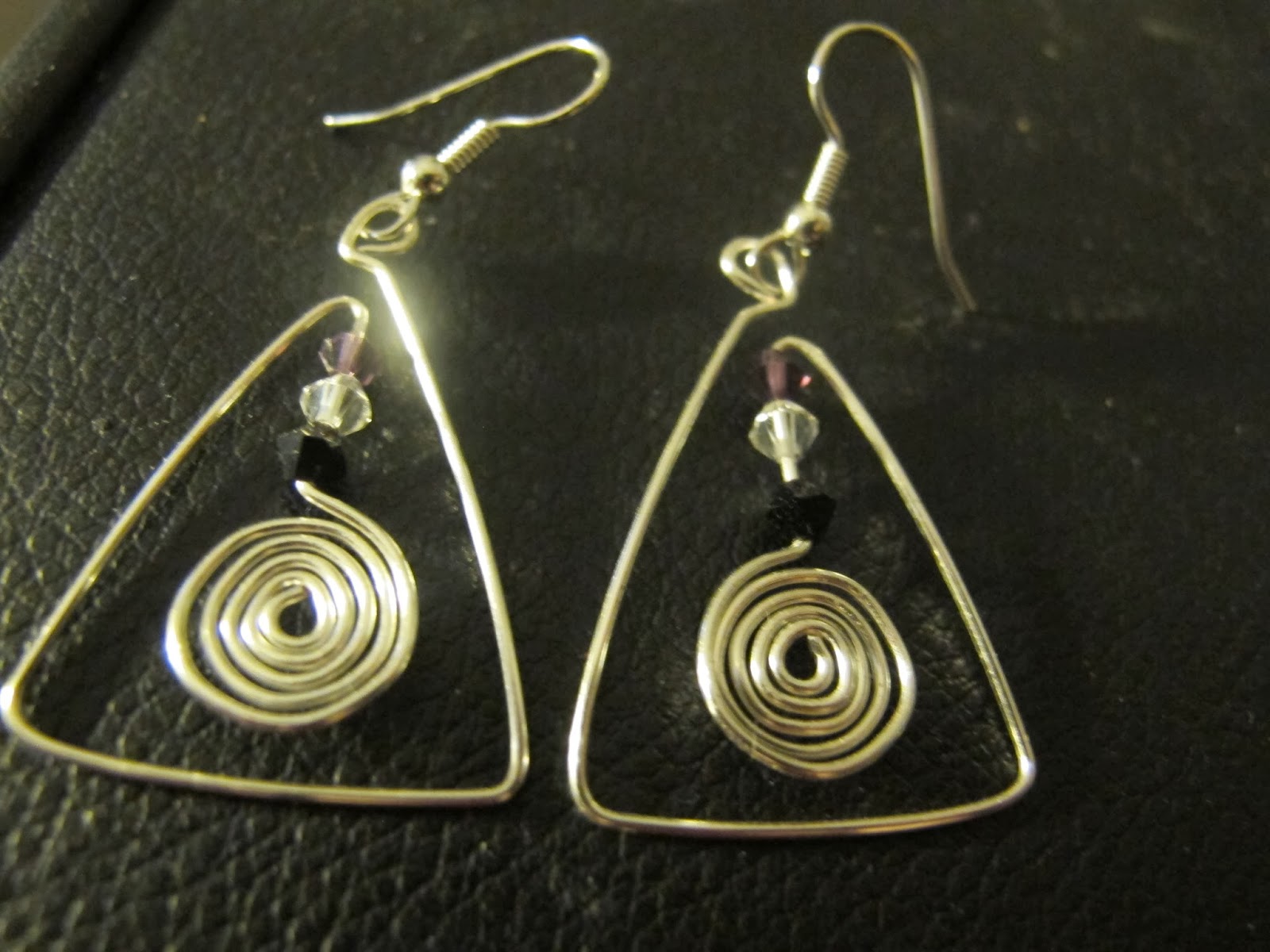 Naomi S Designs Handmade Wire Jewelry New Funky Wire Wrapped Earring