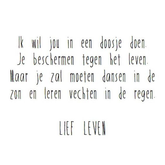 Lief Leven En Mijn Gedachten