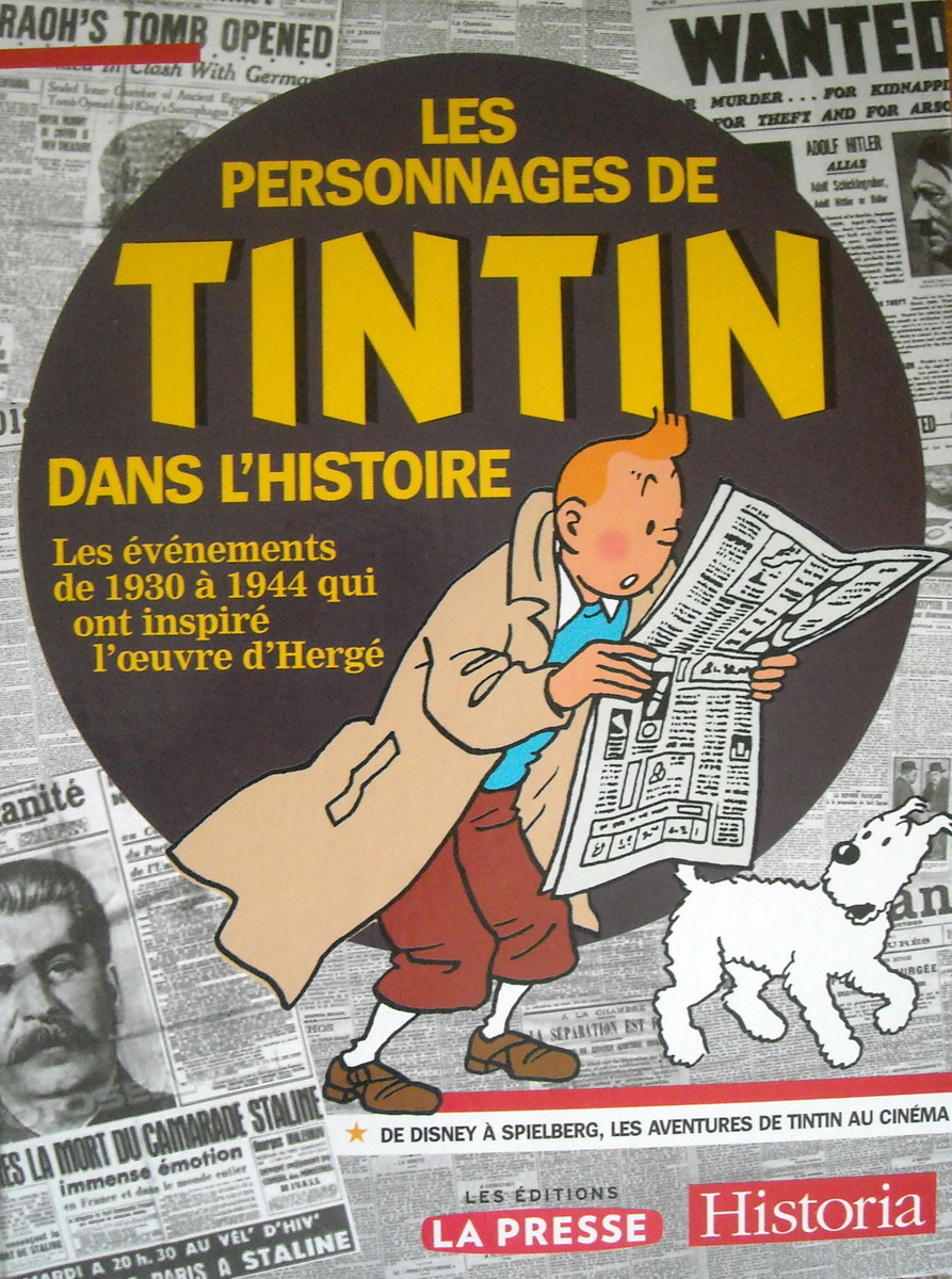 Les personnages de tintin dans l
