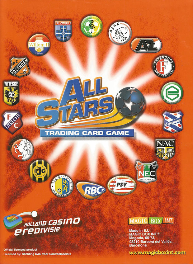 Football Cartophilic Info Exchange Magic Box International All Stars