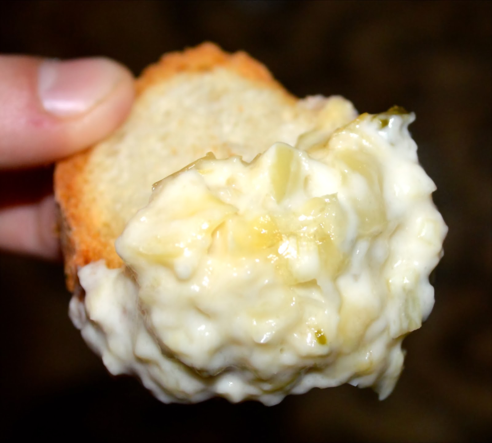 Darn Good Dinner Artichoke Heart Dip