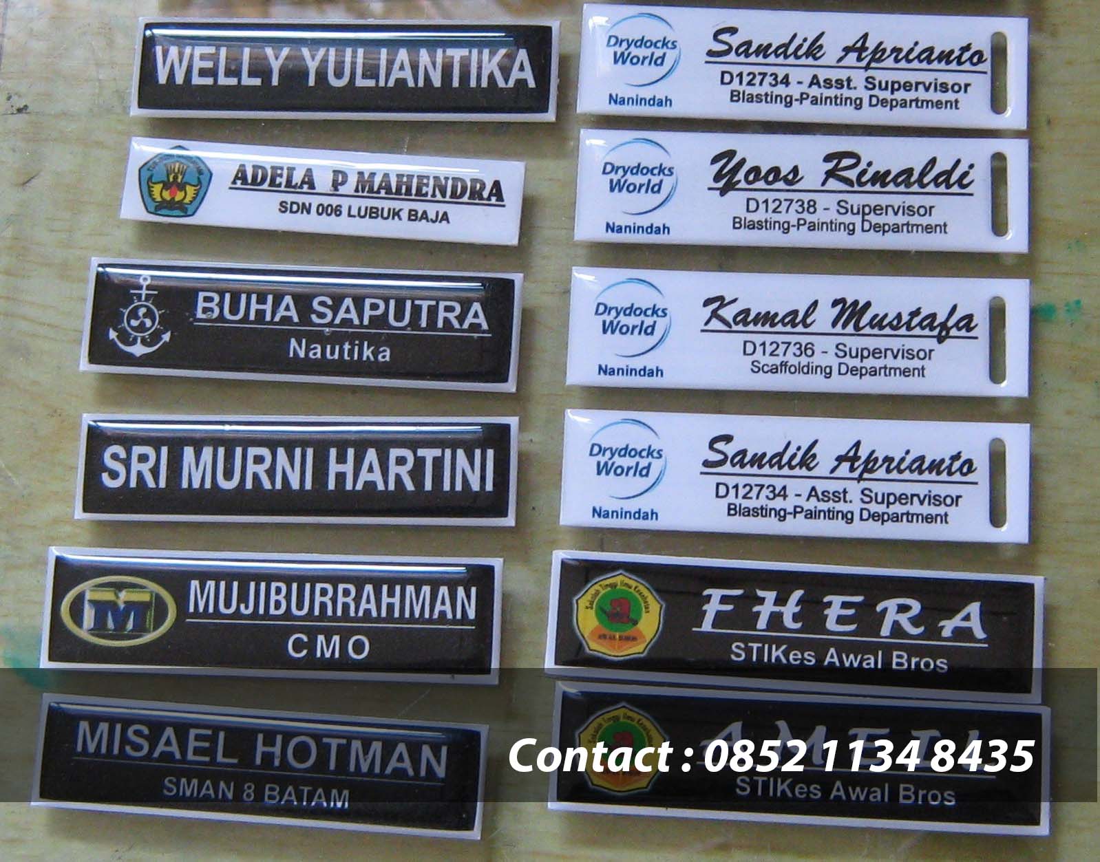 Jasa Cetak Name Tag Murah Dan Bisa Ditunggu Layanan 24 Jam Di Jakarta