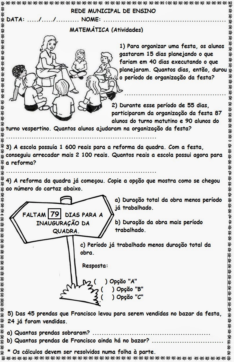Problemas matematicos ensino fundamental resolvidos Problemas matematicos ensino fundamental resolvidos