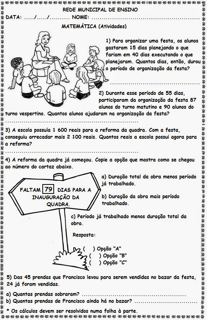 Problemas matematicos ensino fundamental resolvidos