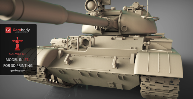 Assembly T-62 tank World of Tanks 3D model