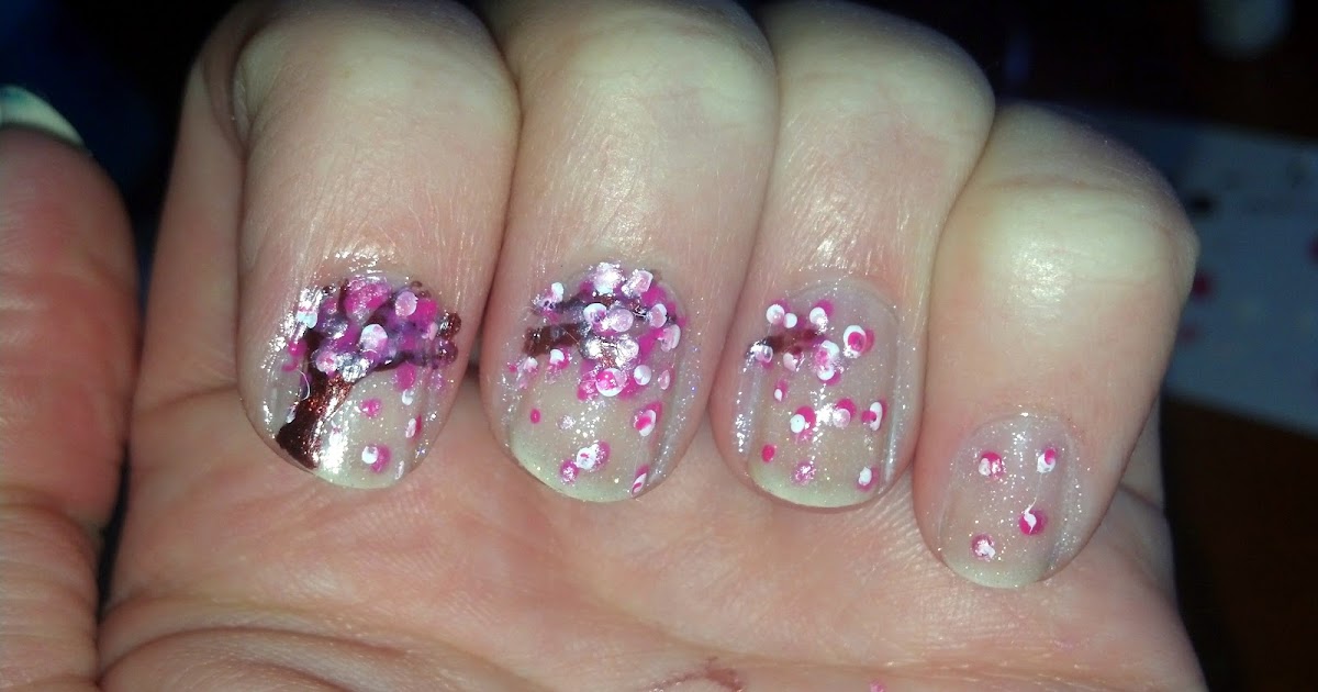 The Nail Diaries: Cherry Blossom Nail Art: Spring Is On My Mind!