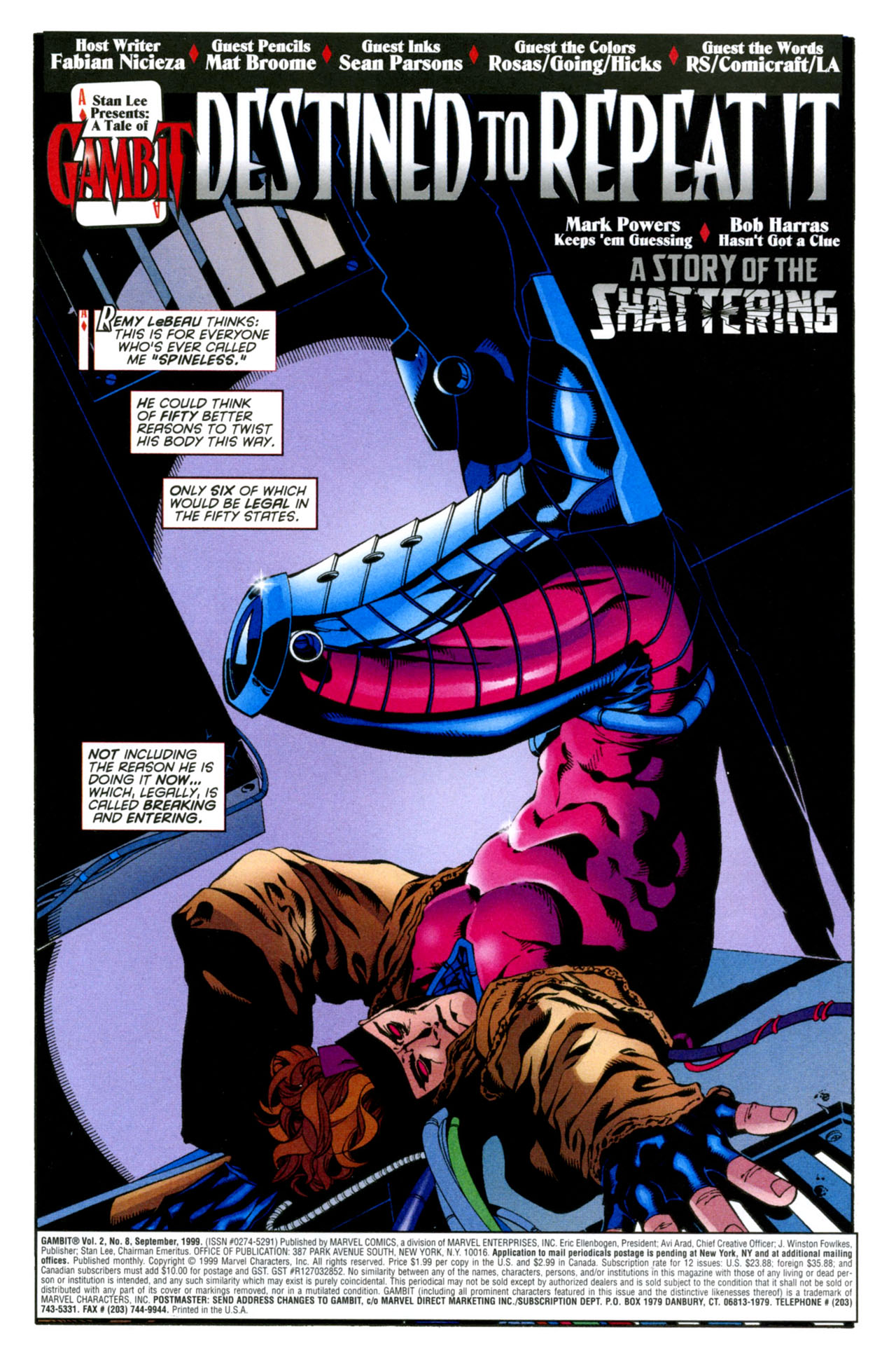 Read online Gambit (1999) comic -  Issue #8 - 2