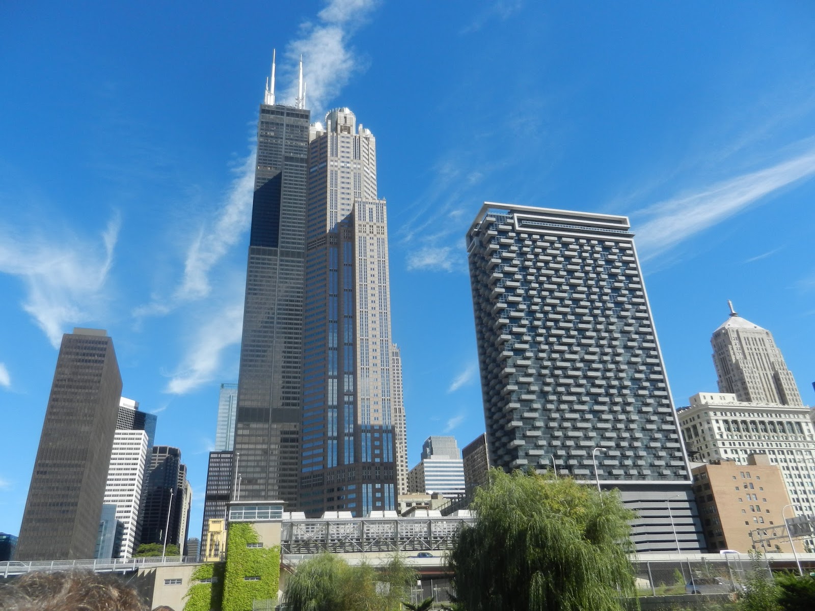 Once around the big blue marble: Sears Tower