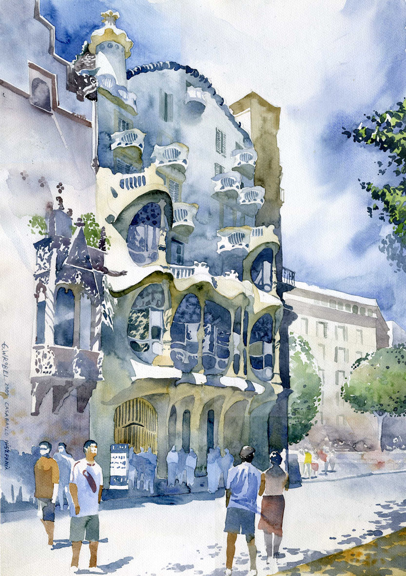 Grzegorz Wróbel | Polish Watercolor Artist | City Paintings