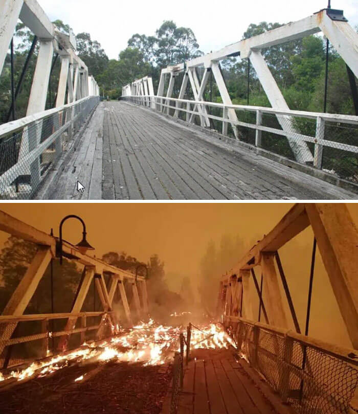 24 Heartbreaking Pictures Compare Australia Before And After The Catastrophic Bushfires