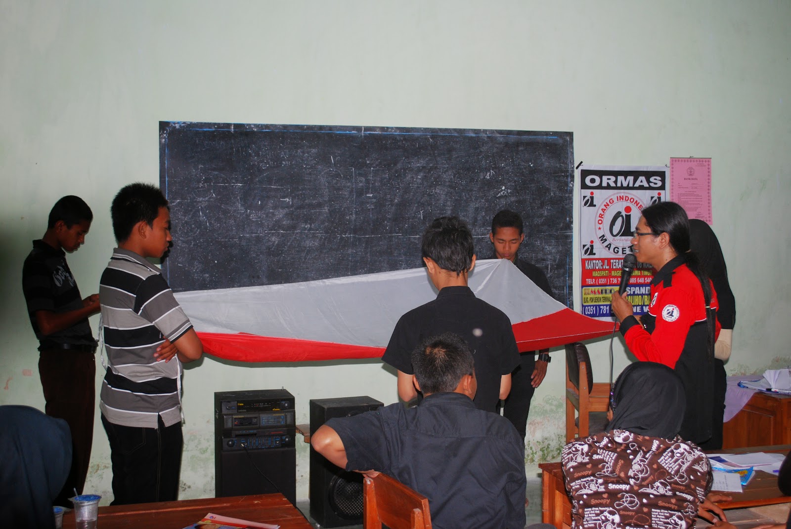 GELAR DIKLAT ORMAS OI BERSATU HARAPKAN PEMUDA TIDAK KEHILANGAN JATI DIRI BANGSA