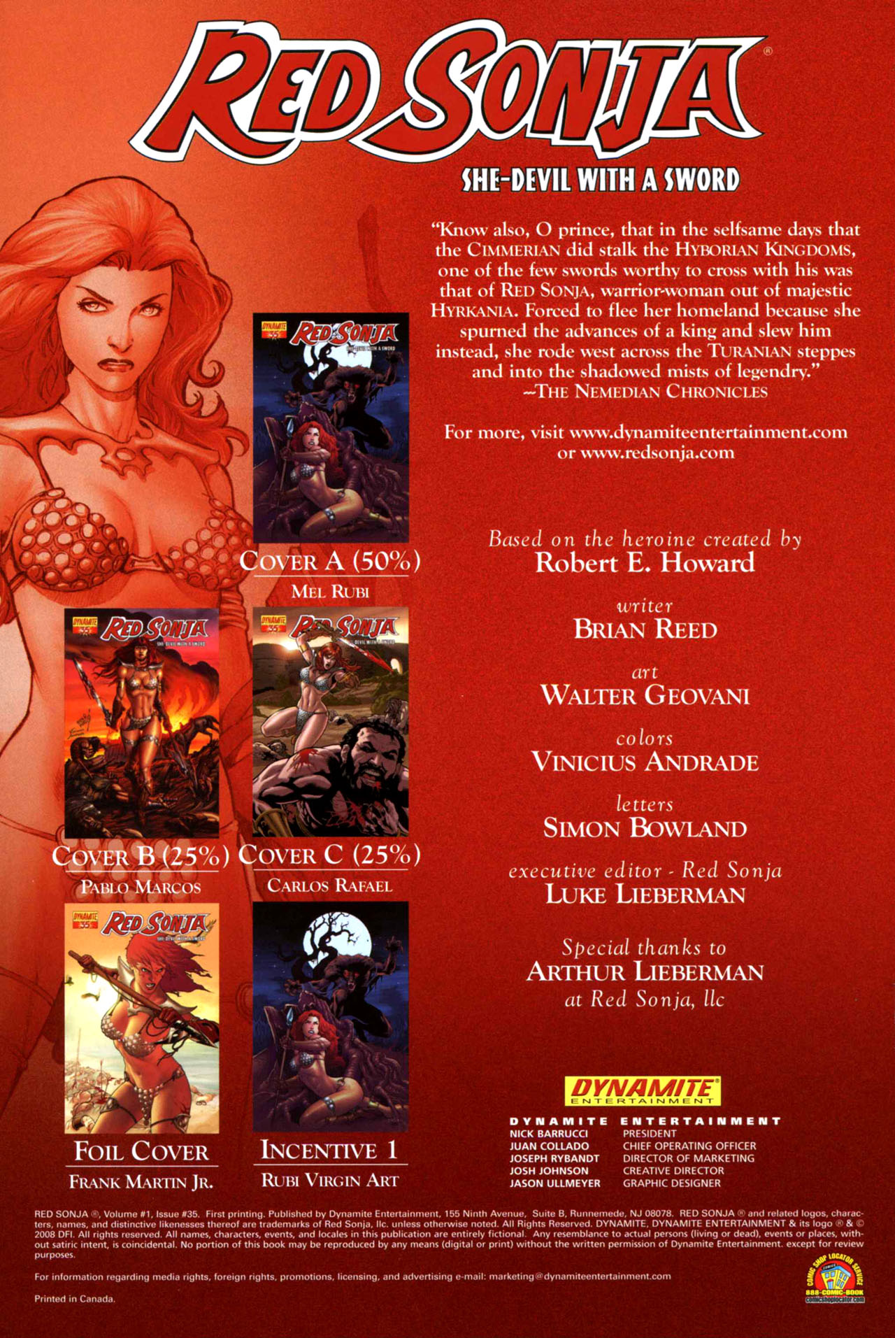 Red Sonja (2005) Issue #35 #40 - English 2
