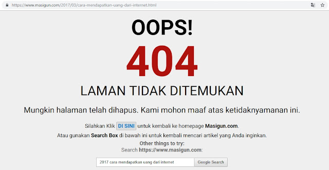 Cara hapus URL artikel Blog di Webmaster Tools webmaster tool