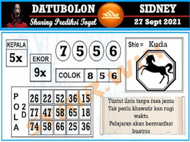 PREDIKSI SYDNEY COJEEL