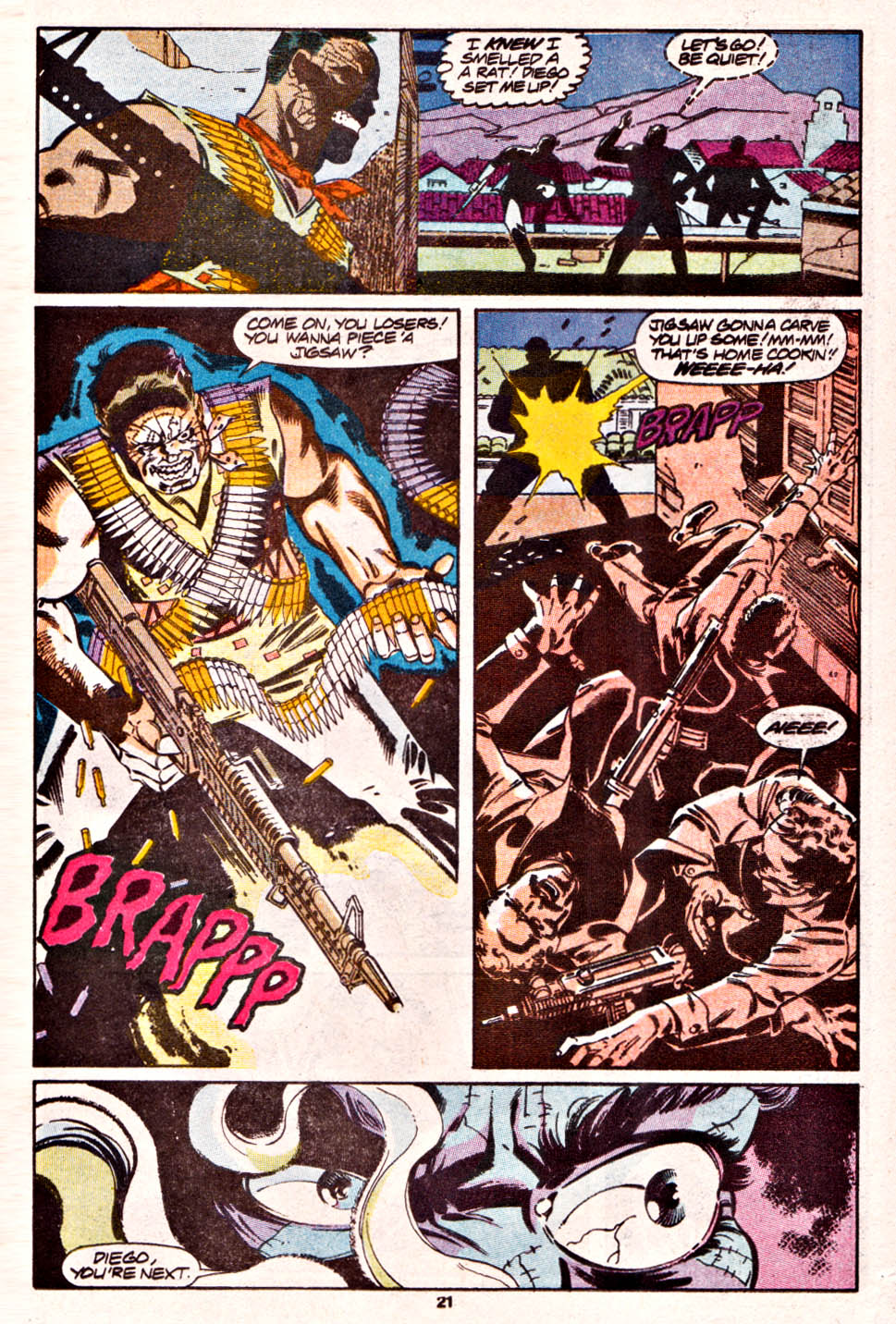 The Punisher (1987) Issue #38 - Jigsaw Puzzle #04 #45 - English 17