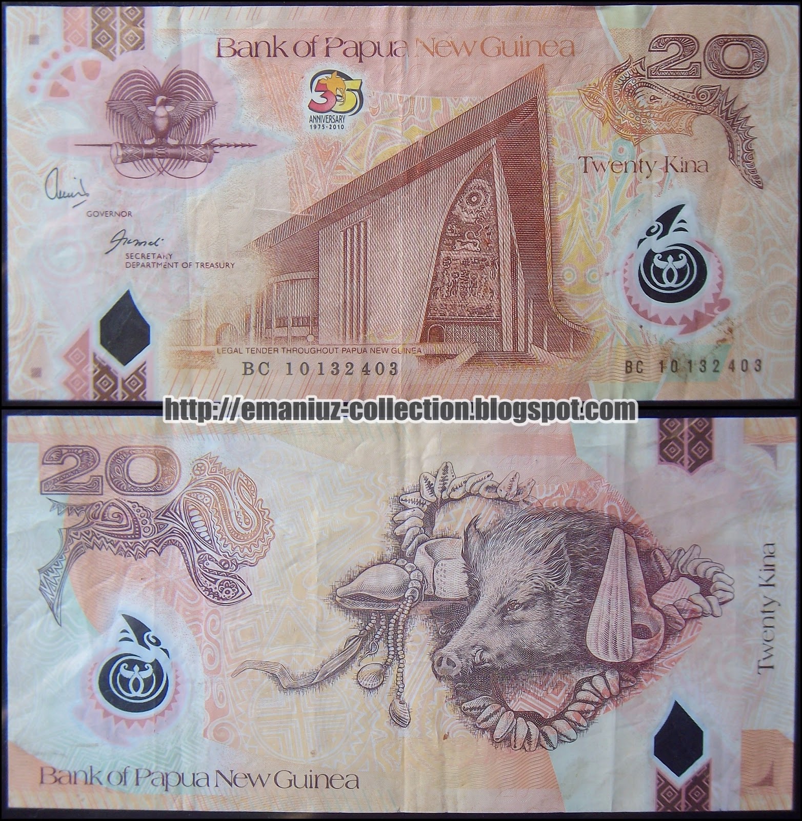 banknote-of-papua-new-guinea-2010-35th-anniversary-of-independence