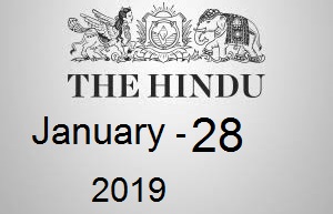 The Hindu Newspaper Today 28 January 2019 Download PDF