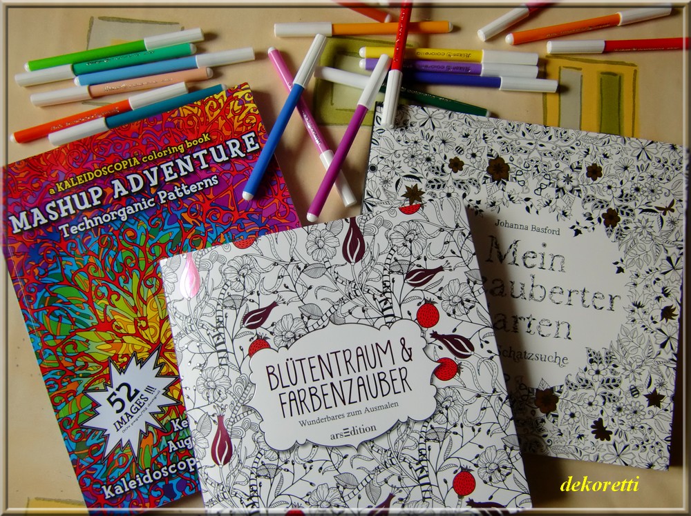 dekoretti´s Welt: Ausmalbücher kennt man ja