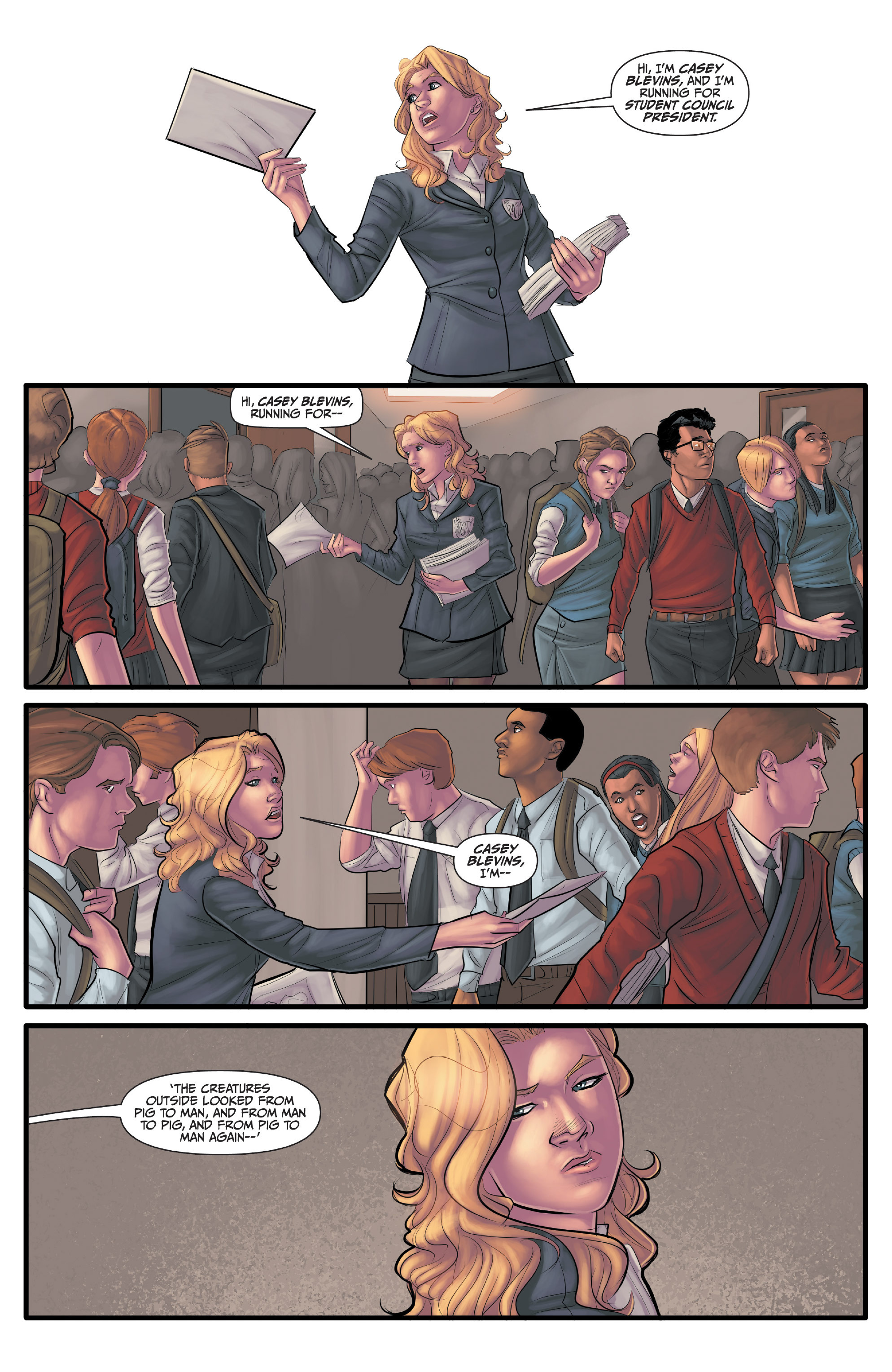 Read online Morning Glories comic -  Issue #43 - 5