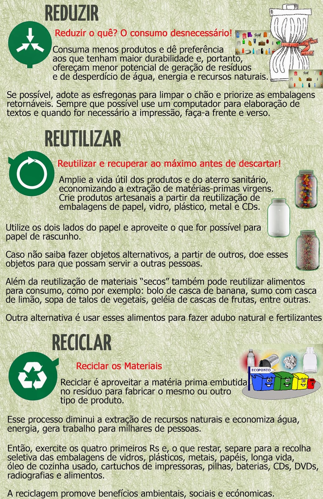 Eco23Campanário Os 5R's da Educação Ambiental em Ação Eco23Campanário Os 5R's da Educação Ambiental em Ação