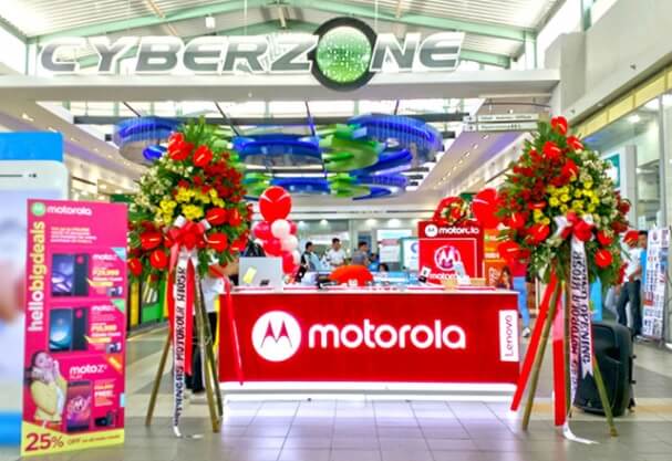 Motorola Opens First Retail Kiosk outside Metro Manila