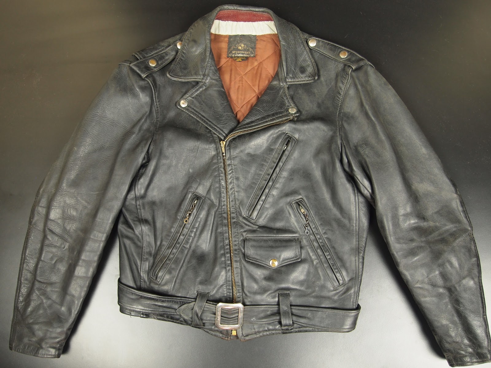 Stumptown Traders: Vintage 50s Rich-Sher Horsehide Motorcycle Jacket