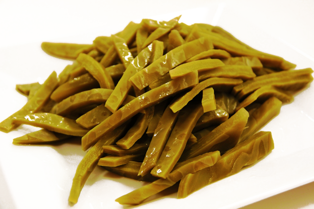 nopales cortados para cocinar