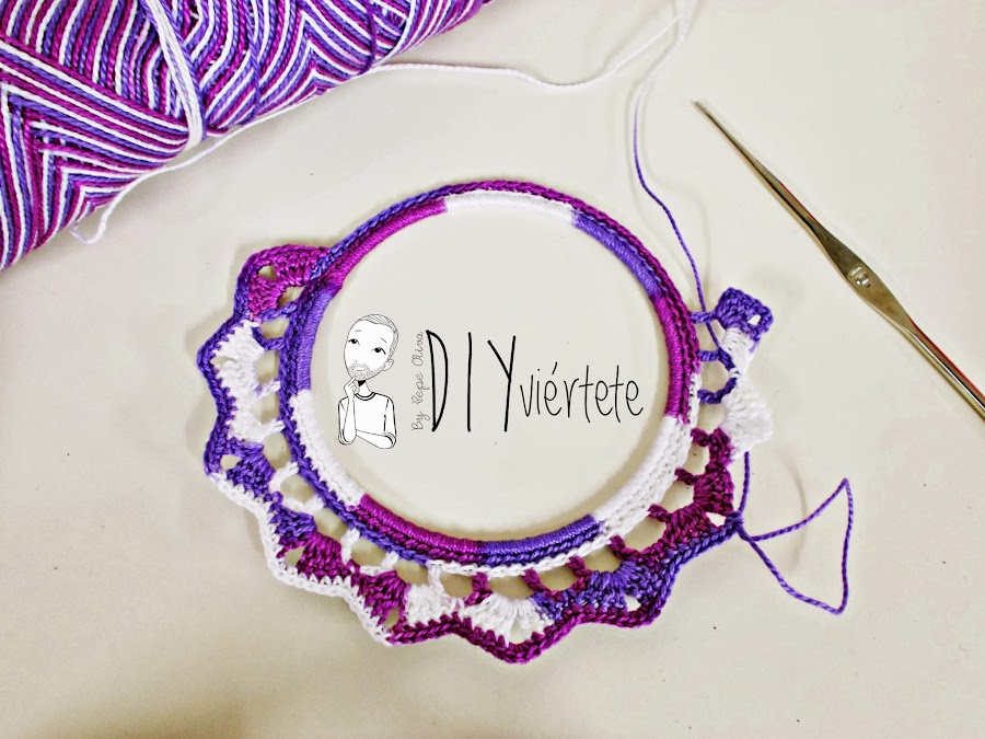 DIY-zarcillo-pendiente-bisutería-ganchillo-crochet-flamenca-Diyviértete5