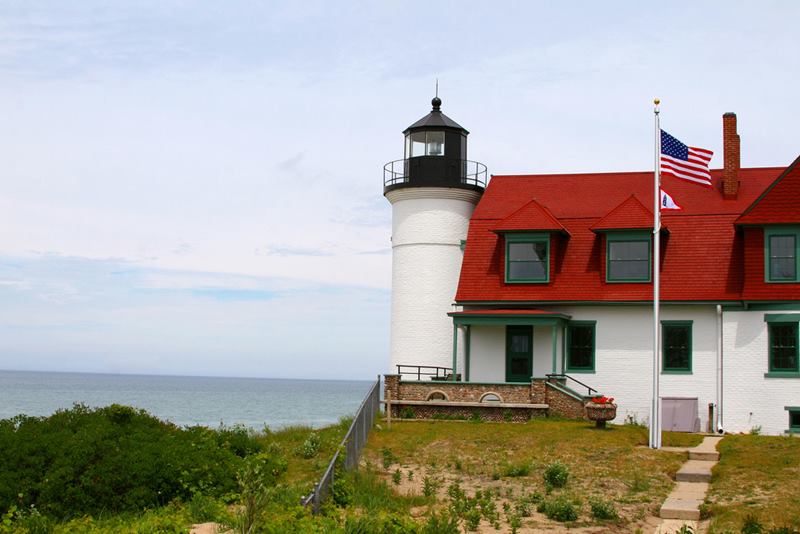 Point Betsie Lighthouse The Historic Landmark of Lake Michigan, USA