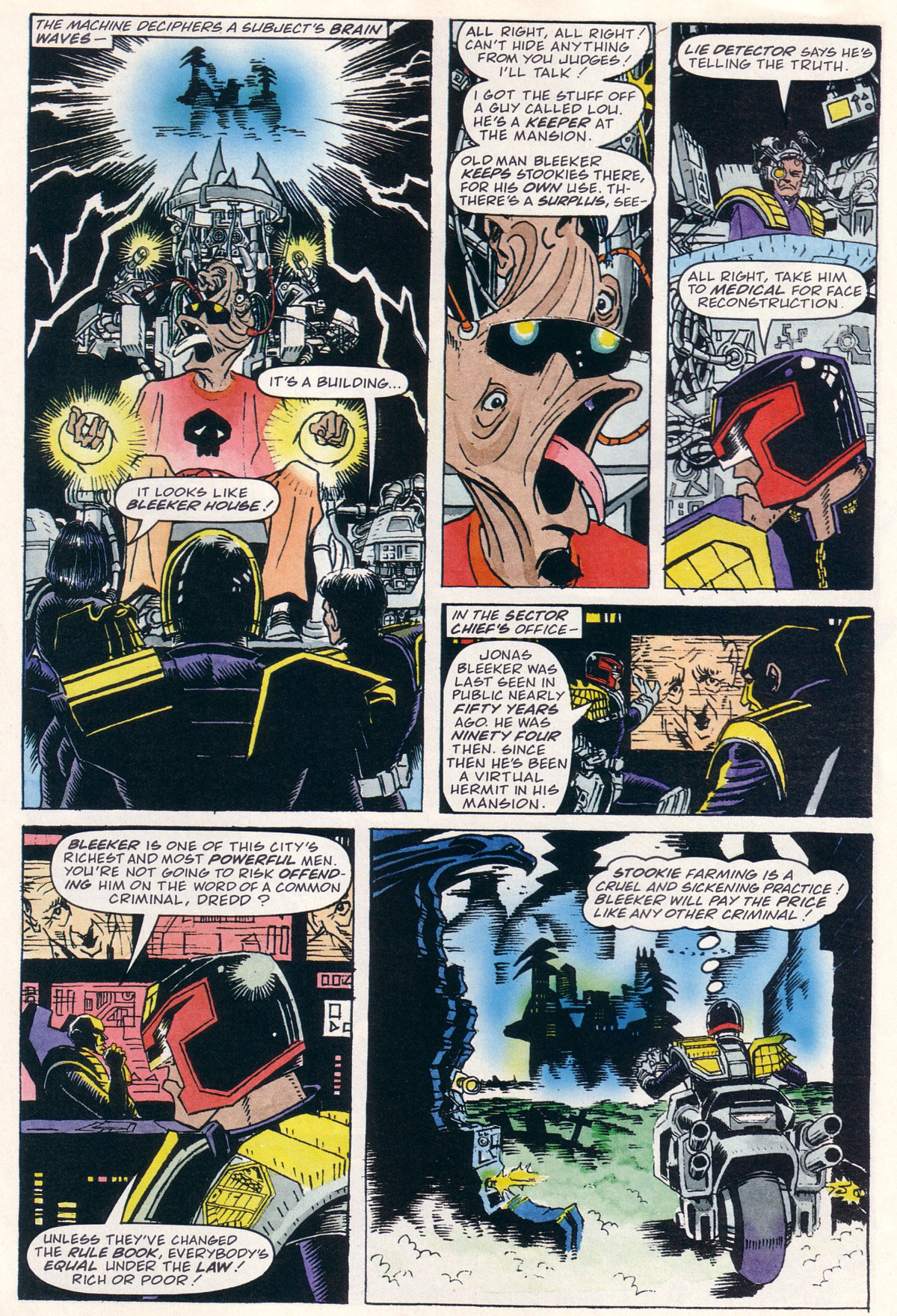 Read online Judge Dredd Lawman of the Future comic -  Issue #1 - 10